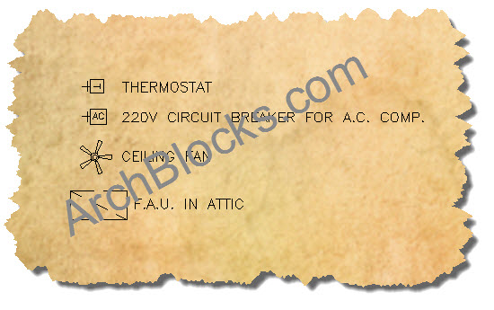 CAD Electrical Symbols for Climate Control