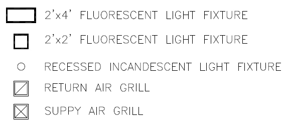 Reflected Ceiling Plan Blocks