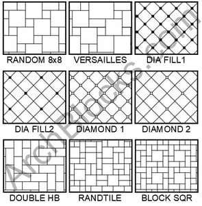 ArchBlocks Tile Hatch Patterns