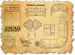 AutoCAD Furniture Blocks Library
