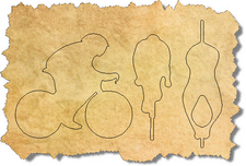 AutoCAD Blocks of Bikes and People, CAD Bike Symbols