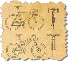 AutoCAD Blocks of Bikes and People, CAD Bike Symbols