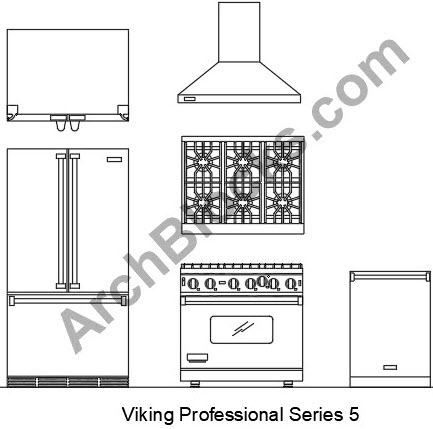 New Cad Block Appliance Sets Available