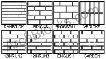 ArchBlocks Hatch Patterns Brick and Pavers