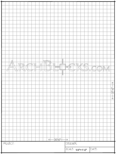 Free Graph Paper and Design Titleblock