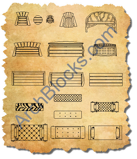 AutoCAD Bench Symbols