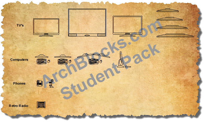 Student Software CAD Blocks Electronics