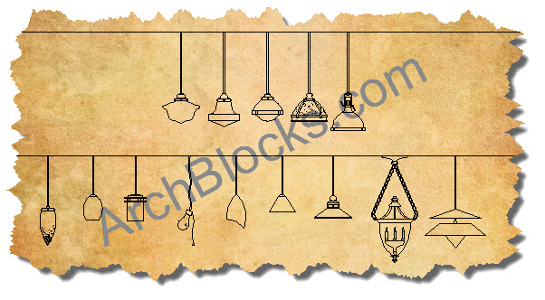 Autocad Lighting Blocks Library Cad Lamp Symbol Ceiling Fan