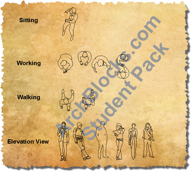 CAD People Symbols Student Software