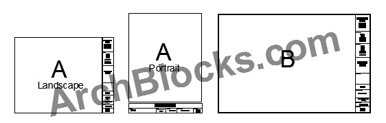 AutoCAD Title Block Library Preview