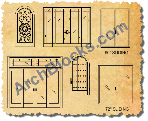 Door AutoCAD Drawings