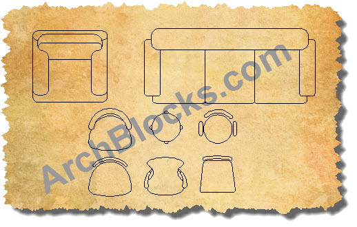 CAD Dental Office Furniture Blocks