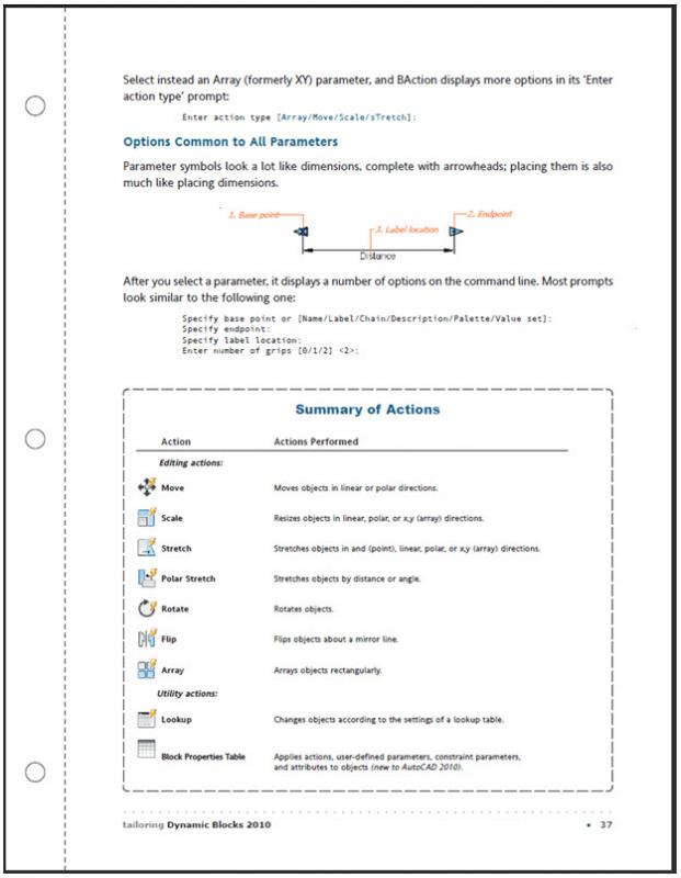 Chapter 3 preview - Tailoring Dynamic Blocks AutoCAD 2010