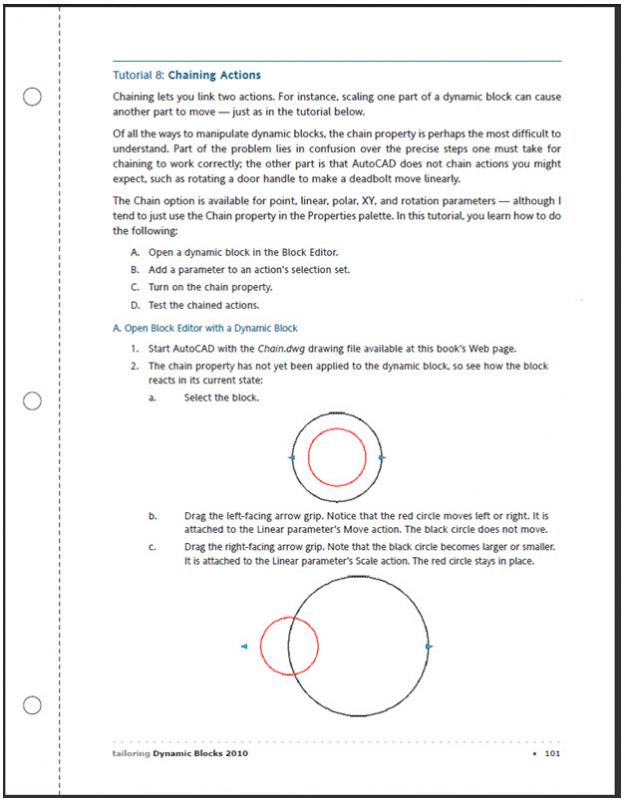 Chapter 5 preview - Tailoring Dynamic Blocks AutoCAD 2010