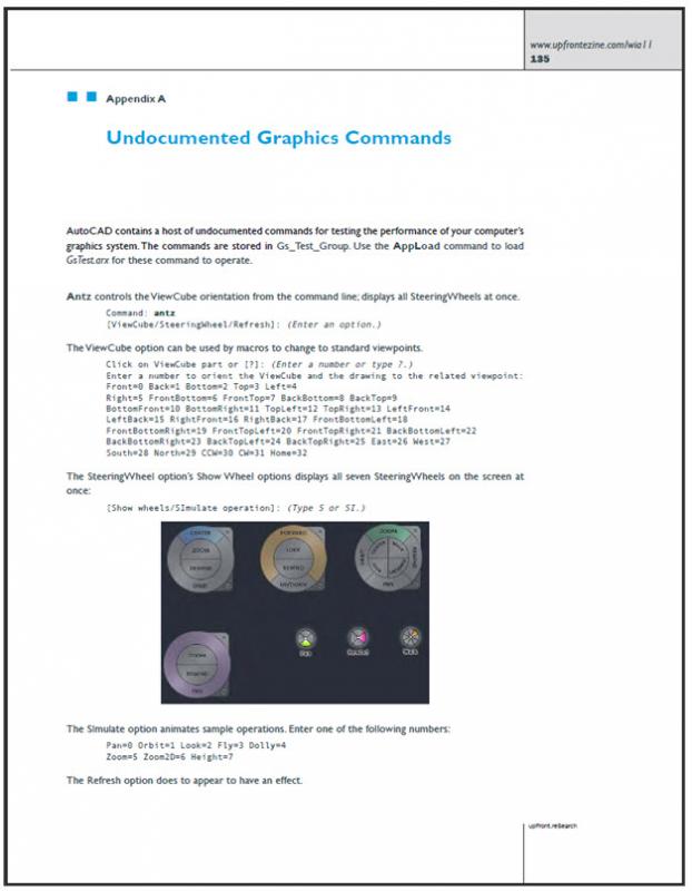What's Inside? AutoCAD 2011 - Undocumented Graphics Commands
