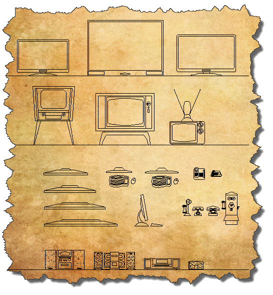 AutoCAD Blocks Electronics - AutoCAD Block library