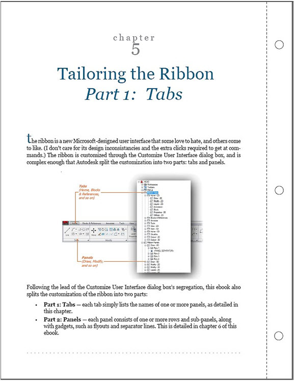 Tailoring AutoCAD 2010 CUI - Chapter 5