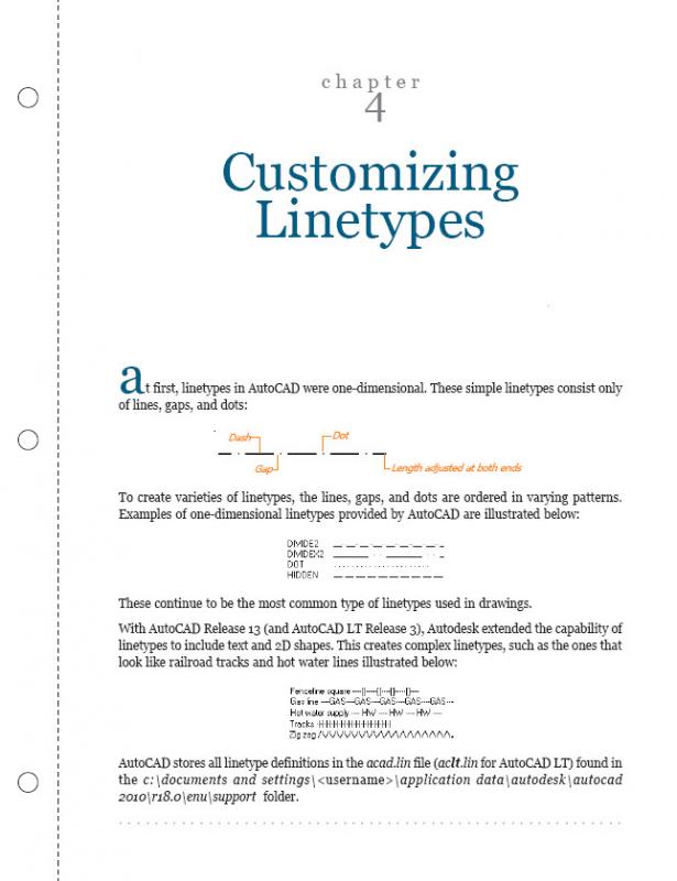 Tailoring AutoCAD 2010 Chapter 4 Sample Page