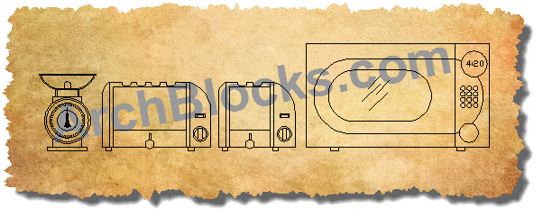CAD Symbols Blocks Toasters