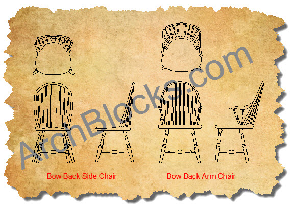 AutoCAD Blocks Windsor Chairs-02