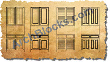 ArchBlocks CAD Cabinet Doors and Hardware