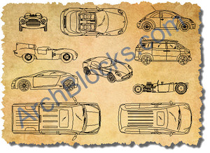 ArchBlocks Cars and Trucks CAD Blocks