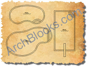 ArchBlocks CAD Pool Designs