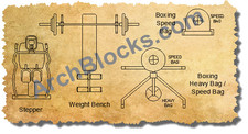 ArchBlocks CAD Exercise Equipment