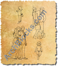 ArchBlocks CAD People Couples Kids