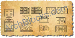 ArchBlocks Appliance CAD Symbols