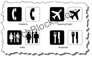 AutoCAD Way Finder Symbols