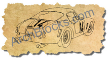 ArchBlocks Ferrari 250 GT CAD Symbols